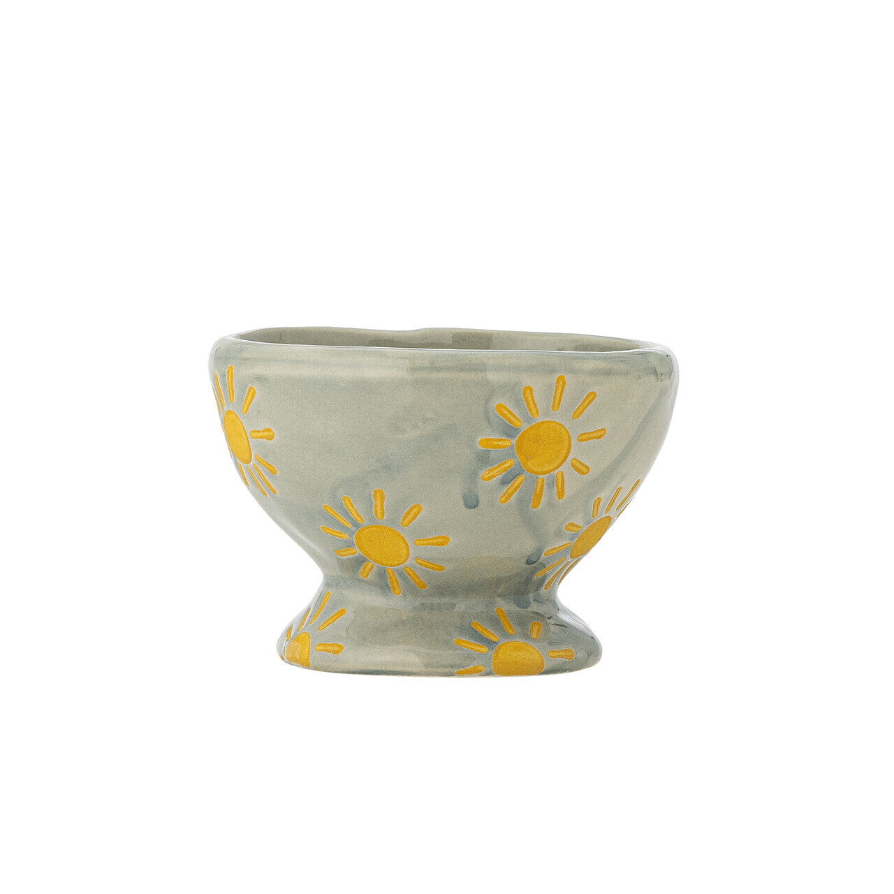 Bol, Bloomingville, Nini Sun, 9x6.5 cm, 170 ml, ceramica, albastru - imagine 5